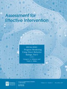 Assessment For Effective Intervention雜志